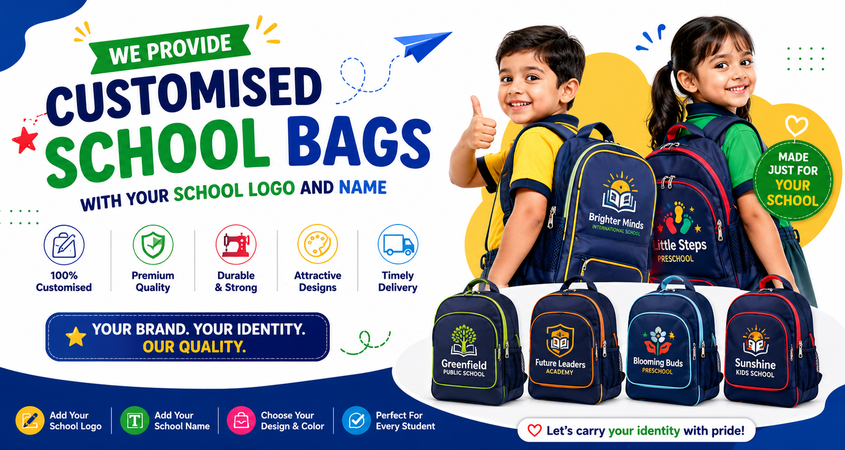 One Bag Learning preschool learning solutions banner